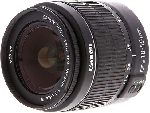 Canon EOS 4000D DSLR (Rebel T100) W/ 18-55mm Zoom Lens Kit |18 Megapixels CMOS | HD Video Bundled with 64GB Memory, 3PC Filter Kit, Case, Flex Tripod + More (27PC Bundle) (Renewed) in Saudi Arabia