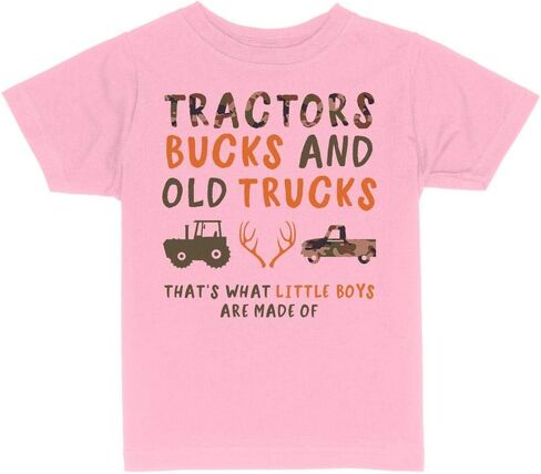 Tractors Bucks & Old Trucks Toddler Kids T-Shirt in Saudi Arabia