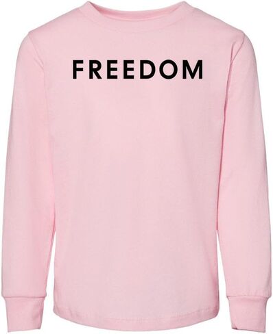 Charlie Kirk Freedom Toddler Kids Long Sleeve T-Shirt in Saudi Arabia