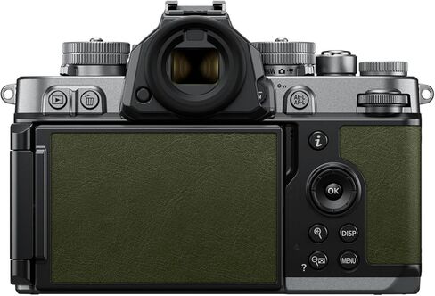 Nikon Zf Mirrorless Camera with 24.5MP Full Frame Sensor 4K UHD 30FPS Vari Angle Touchscreen OLED Viewfinder Dual Card Slot (Silver and Moss Green) in Saudi Arabia