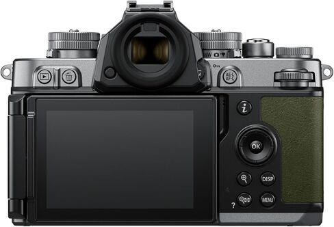 Nikon Zf Mirrorless Camera with 24.5MP Full Frame Sensor 4K UHD 30FPS Vari Angle Touchscreen OLED Viewfinder Dual Card Slot (Silver and Moss Green) in Saudi Arabia
