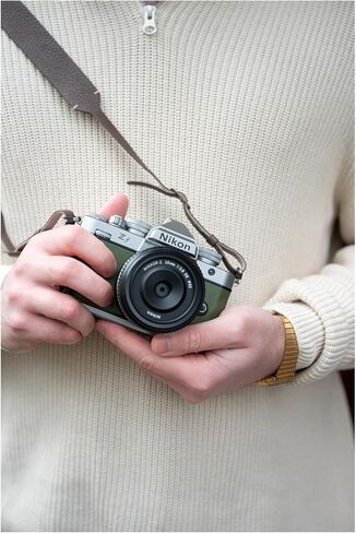 Nikon Zf Mirrorless Camera with 24.5MP Full Frame Sensor 4K UHD 30FPS Vari Angle Touchscreen OLED Viewfinder Dual Card Slot (Silver and Moss Green) in Saudi Arabia