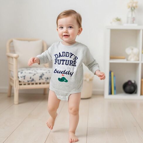طفل صبي جولف الزي Daddys المستقبل الغولف الأصدقاء فقاعة رومبير طويلة الأكمام البلوز رومبير نيسيي الخريف بذلة in Kuwait