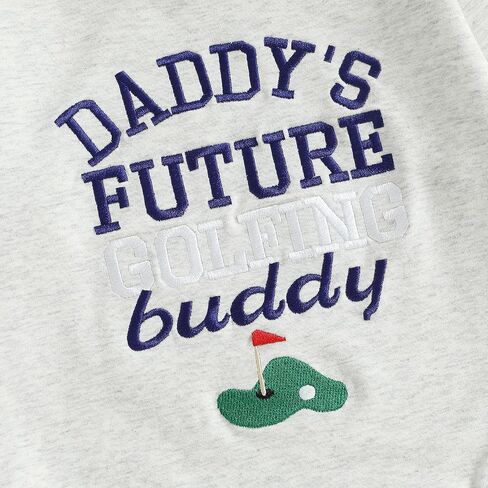 طفل صبي جولف الزي Daddys المستقبل الغولف الأصدقاء فقاعة رومبير طويلة الأكمام البلوز رومبير نيسيي الخريف بذلة in Kuwait