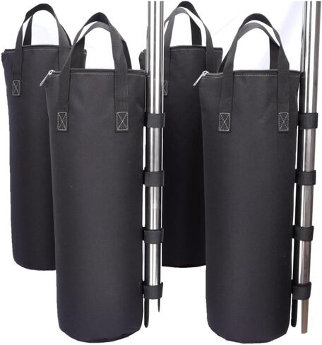 6PCS Sandbags for Canopy Legs, 6"×20" Heavy Duty Windproof Weight Bags - Outdoor Tent Anchors with Handles for Gazebo, Market Stall & Patio Umbrella in Saudi Arabia