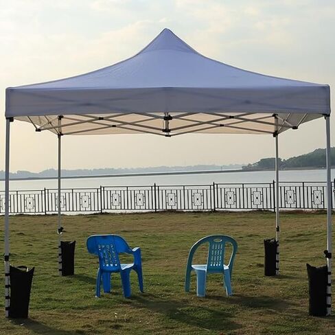 6PCS Sandbags for Canopy Legs, 6"×20" Heavy Duty Windproof Weight Bags - Outdoor Tent Anchors with Handles for Gazebo, Market Stall & Patio Umbrella in Saudi Arabia