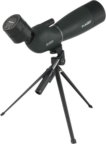 نطاقات اكتشاف SVBONY SV28 Plus مع حامل ثلاثي القوائم، نطاق رصد بزاوية مع محول هاتف مطور، IP65 مقاوم للماء، نطاق اكتشاف طويل المدى مضاد للضباب لإطلاق النار على الهدف، والطيور in Kuwait