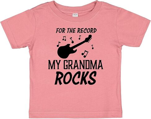 Inktastic لتي شيرت The Record My Grandma Rocks Baby in Saudi Arabia