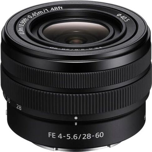 Sony a7C II Mirrorless Camera with 28-60mm Lens (Black) Bundle + Premium Accessory Package Including 64GB Extreme Memory, Case. Filters, Macros, LED Light, Photo-Video Software & More (34 Pieces) in Saudi Arabia