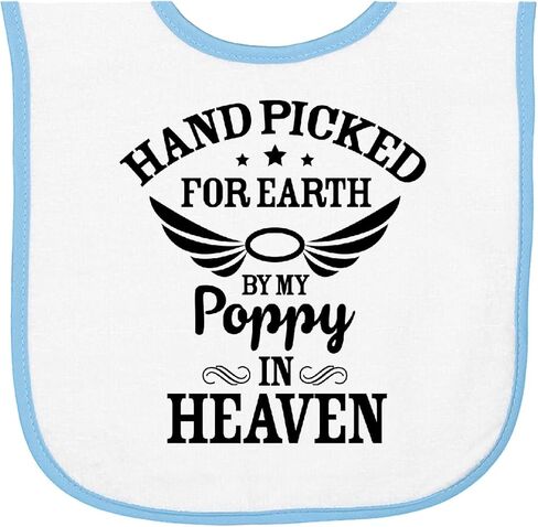تم اختياره يدويًا من أجل الأرض بواسطة My Poppy in Heaven مع مريلة قماش Baby Terry in Kuwait