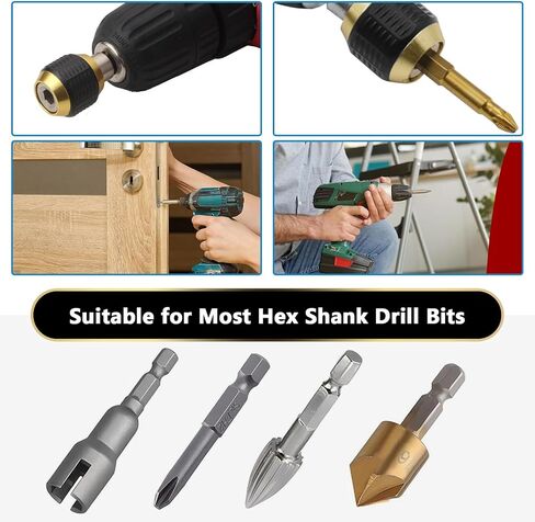 Hex Shank Quick Release Drill Bit Extension Holder 1/4 Inch Adapter for Power Tools High Torque Magnetic Connection Rod in Saudi Arabia