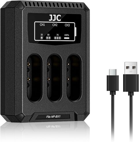 Upgraded Sony NP-BX1 Multi Battery USB Charger with USB-C Port | Battery Charger for Sony ZV-1 RX1 VII RX1 VI RX1 V RX1 IV RX1 III RX1 II HX9 HX9V HX99 HX95 HX8 in Saudi Arabia