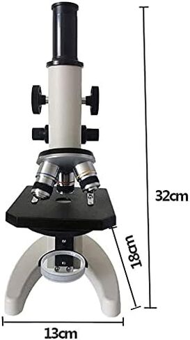 Monocular Microscope, monocular Straight Tube with 45° Tilt with Handpiece Clip,Powerful Biological Microscopes in Saudi Arabia
