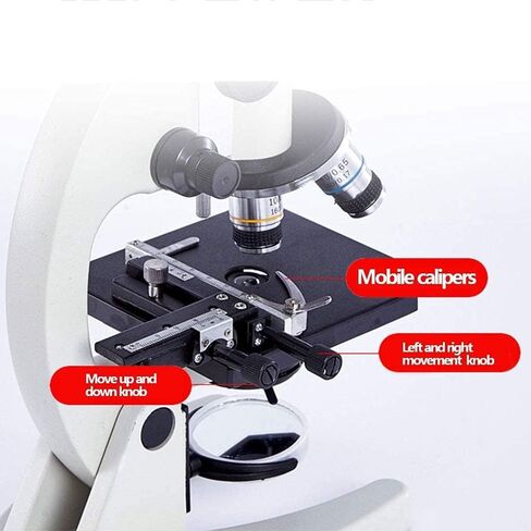 Monocular Microscope, monocular Straight Tube with 45° Tilt with Handpiece Clip,Powerful Biological Microscopes in Saudi Arabia