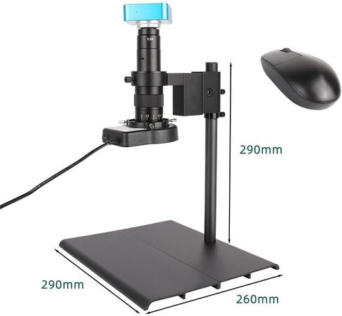 Microscope Kit HDMI USB Digital Video Monocular Microscope Camera 180X C-Mount Lens Microscope Lens Adapters in Saudi Arabia