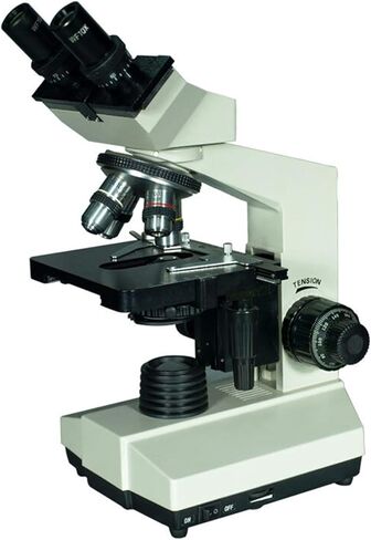 مجهر بيولوجي، مجهر أحادي العين ثلاثي العينيات LED 1600X f/مراقبة الأبحاث البيولوجية المختبرية لمختبر المدرسة، مجهر ثنائي العينين in Kuwait