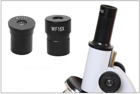 طقم مجهر 640X 800X أحادي العين للمنزل والمدرسة الرقمية مجهر بيولوجي مختبر أبحاث مجهر محولات عدسة المجهر، مع شاشة ومصباح-WF16X in Kuwait