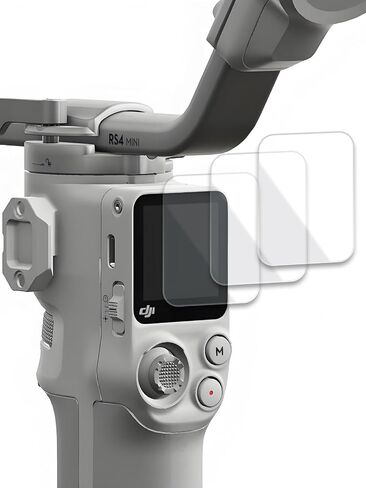 واقي شاشة لـ DJI RS 4 Mini من الزجاج المقسى RS4 mini/RS 4mini[3 قطع] 【ليس RS4/RS3】، صلابة 9H|مضاد للخدش|خالي من الفقاعات|سهل التركيب in Saudi Arabia