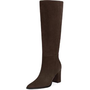 CELLENZ Women Knee High Boots: Comfortable Wide Calf Tall Boot | Pointed Toe Chunky Heel - All Day Wear Outdoor Lady - Fall Winter Party Evening Date Office Long Boots in Saudi Arabia