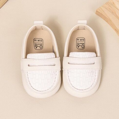 Infant Baby Boys Loafers Soft Sole PU Leather Toddler Moccasins Girls First Walking Crib Dress Shoes in Saudi Arabia