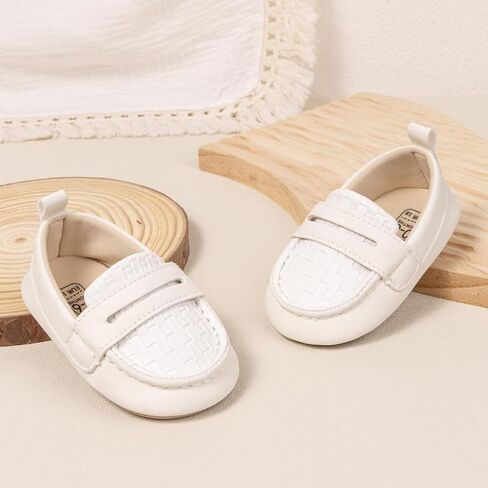 Infant Baby Boys Loafers Soft Sole PU Leather Toddler Moccasins Girls First Walking Crib Dress Shoes in Saudi Arabia