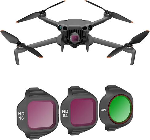 4 Pack ND Filter Set for DJI Mini 5 Pro, Multi-Coated HD Optical Glass Lens Filter Set ND16 ND64 CPL Light Pollution Reduction Filter Vlog Camera Filter Accessories, Lightweight Plastic Frame in Kuwait