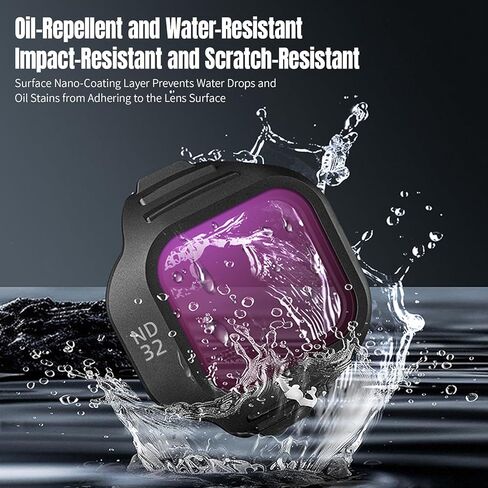 4 Pack ND Filter Set for DJI Mini 5 Pro, Multi-Coated HD Optical Glass Lens Filter Set ND16 ND64 CPL Light Pollution Reduction Filter Vlog Camera Filter Accessories, Lightweight Plastic Frame in Kuwait