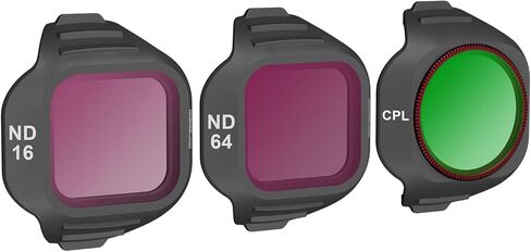 4 Pack ND Filter Set for DJI Mini 5 Pro, Multi-Coated HD Optical Glass Lens Filter Set ND16 ND64 CPL Light Pollution Reduction Filter Vlog Camera Filter Accessories, Lightweight Plastic Frame in Kuwait