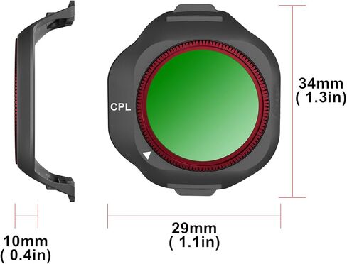 4 Pack ND Filter Set for DJI Mini 5 Pro, Multi-Coated HD Optical Glass Lens Filter Set ND16 ND64 CPL Light Pollution Reduction Filter Vlog Camera Filter Accessories, Lightweight Plastic Frame in Kuwait