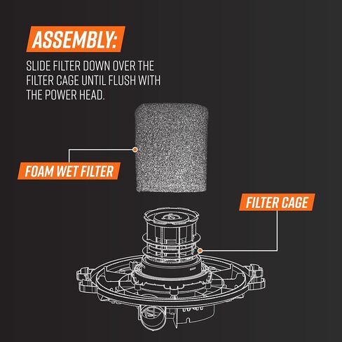 Armor All AARC2 Reusable Cloth Filter, Fits 2.5–4 Gallon Wet/Dry Vacuums, 6-Pack in Saudi Arabia