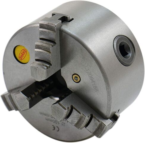 Shars 4" 3 jaw Self Centering Scroll Lathe Chucks Solid Jaws 202-5410 L[ in Saudi Arabia