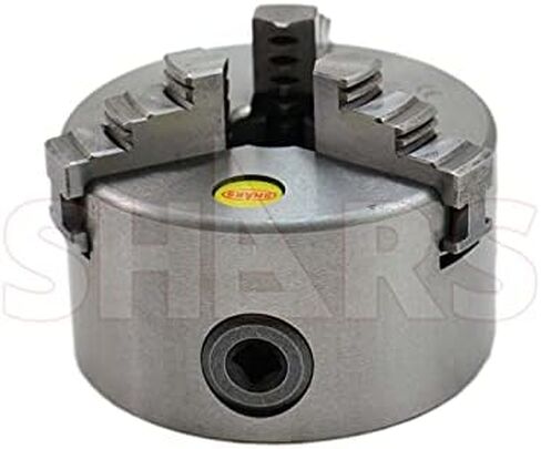 Shars 4" 3 jaw Self Centering Scroll Lathe Chucks Solid Jaws 202-5410 L[ in Saudi Arabia