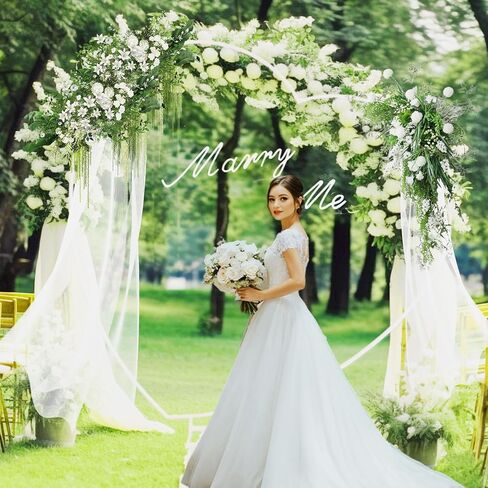 Heart Shaped Metal Balloon Arch Kit,6.6ft Wedding Heart Arch Backdrop Stand,with Water Bag for Proposal, Wedding, Valentine’s Day, Bridal, Birthday Party Decorations (Gold-Regular-S) in Saudi Arabia