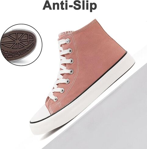 High Top Canvas Sneakers for Women in Saudi Arabia