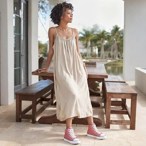 High Top Canvas Sneakers for Women in Saudi Arabia