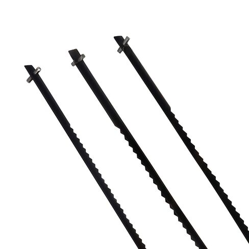 18 قطعة من شفرات منشار التأقلم بطول 6-1/2 بوصة بين الدبابيس 15/18/24 TPI من الفولاذ الكربوني العالي مجموعة شفرات منشار التمرير لقطع الخشب شفرات مناشير بديلة لشفرة مناشير نهاية الدبوس لقطع الخشب والبلاستيك in Kuwait