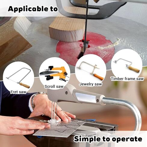 18 قطعة من شفرات منشار التأقلم بطول 6-1/2 بوصة بين الدبابيس 15/18/24 TPI من الفولاذ الكربوني العالي مجموعة شفرات منشار التمرير لقطع الخشب شفرات مناشير بديلة لشفرة مناشير نهاية الدبوس لقطع الخشب والبلاستيك in Kuwait