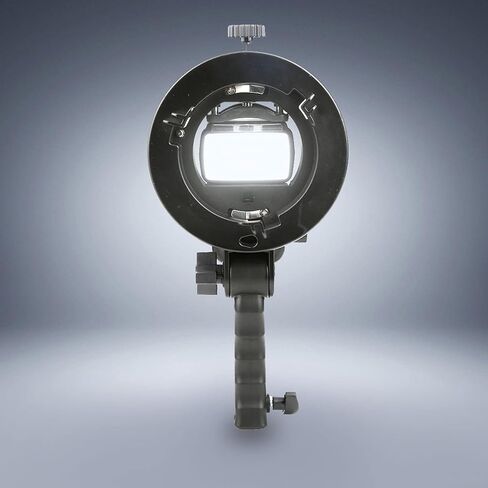 Denash قبضة اليد المحمولة على شكل حرف S لتركيب مصباح يدوي، دعامة إضاءة استوديو محمولة بحجم قابل للتعديل، تتصل بالمظلة، صندوق ناعم، متوافق مع حامل Bowens in Kuwait