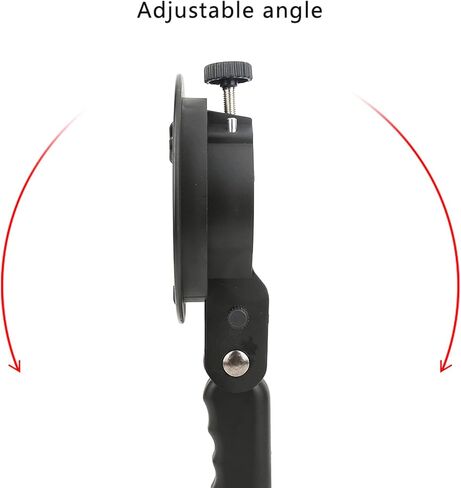 Denash قبضة اليد المحمولة على شكل حرف S لتركيب مصباح يدوي، دعامة إضاءة استوديو محمولة بحجم قابل للتعديل، تتصل بالمظلة، صندوق ناعم، متوافق مع حامل Bowens in Kuwait