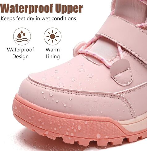 CLYCTIP Women's Waterproof Winter Snow Boots Lightweight Warm Faux Fur Lined Mid-Calf Shoes in Saudi Arabia