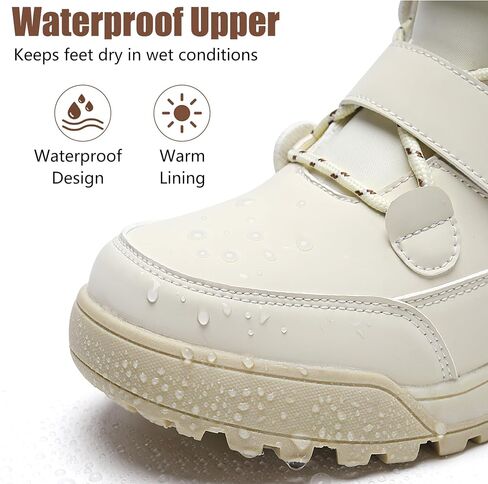 CLYCTIP Women's Waterproof Winter Snow Boots Lightweight Warm Faux Fur Lined Mid-Calf Shoes in Saudi Arabia