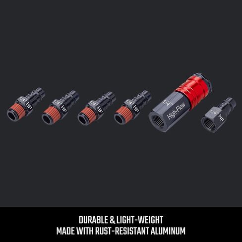 CRAFTSMAN 6-pc High-Flow Fittings Kit, Aluminum, 1/4-in NPT Threads in Saudi Arabia