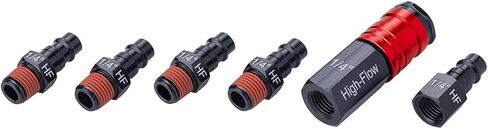 CRAFTSMAN 6-pc High-Flow Fittings Kit, Aluminum, 1/4-in NPT Threads in Saudi Arabia
