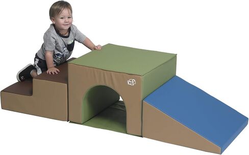 Children's Factory Baby Crawling Tunnel, Foam Climbing Blocks for Toddlers, Soft Homeschool Jungle Gym, Tranquility in Saudi Arabia