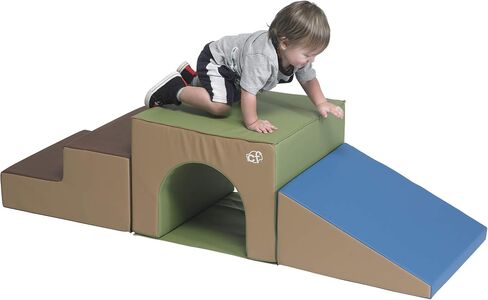 Children's Factory Baby Crawling Tunnel, Foam Climbing Blocks for Toddlers, Soft Homeschool Jungle Gym, Tranquility in Saudi Arabia