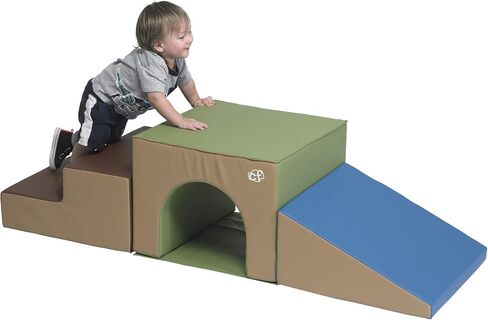Children's Factory Baby Crawling Tunnel, Foam Climbing Blocks for Toddlers, Soft Homeschool Jungle Gym, Tranquility in Saudi Arabia