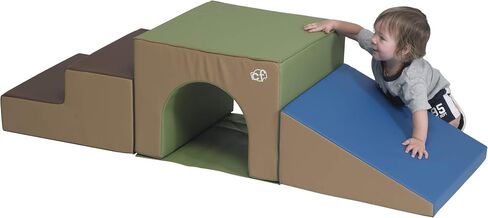 Children's Factory Baby Crawling Tunnel, Foam Climbing Blocks for Toddlers, Soft Homeschool Jungle Gym, Tranquility in Saudi Arabia