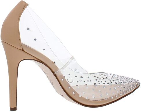 Jessica Simpson Pixera3 Rhinestones Embellished Pointed Toe Stiletto Pumps Clear in Saudi Arabia