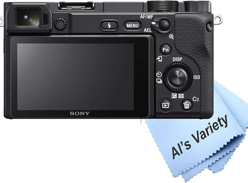 Sony a6400 Mirrorless Camera with 18-135mm + 55-210mm Lenses + 128GB Extreme Memory, Wireless Lavalier Microphones, LED Light, AUX Lenses, Filters, Case, Tripod, and More (42pc Bundle) (Renewed) in Saudi Arabia