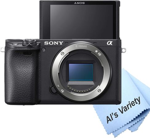 Sony a6400 Mirrorless Camera with 18-135mm + 55-210mm Lenses + 128GB Extreme Memory, Wireless Lavalier Microphones, LED Light, AUX Lenses, Filters, Case, Tripod, and More (42pc Bundle) (Renewed) in Saudi Arabia